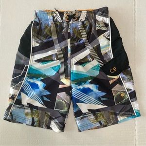 OP Ocean Pacific Swim Shorts Boys Sz 10-12